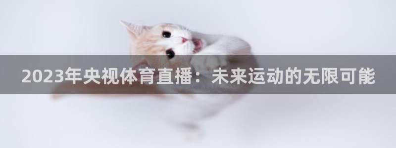 24直播网足球在线：2023年央视体育直播：未来运动的无限可能