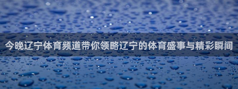 nba直播在线观看24直播网：今晚辽宁体育频道带你领略辽宁的体育盛事与精彩瞬间